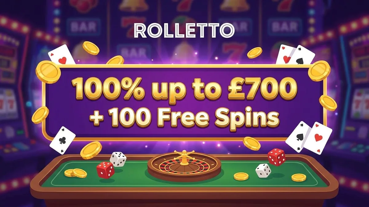 Rolletto bonus screen